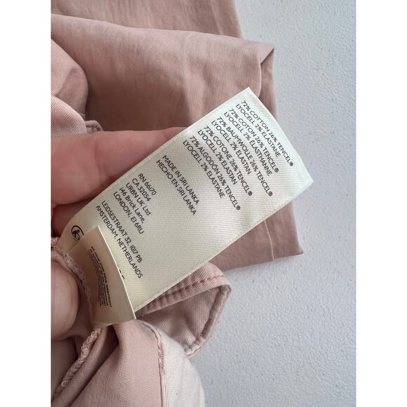 Pilcro Anthropologie Utility Pants Womens Blush Pink Size 31 Boho Whimsical - Picture 10 of 11